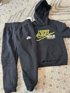 Nike Kids Black Sweat Set - Comfortable Everyday Outfit